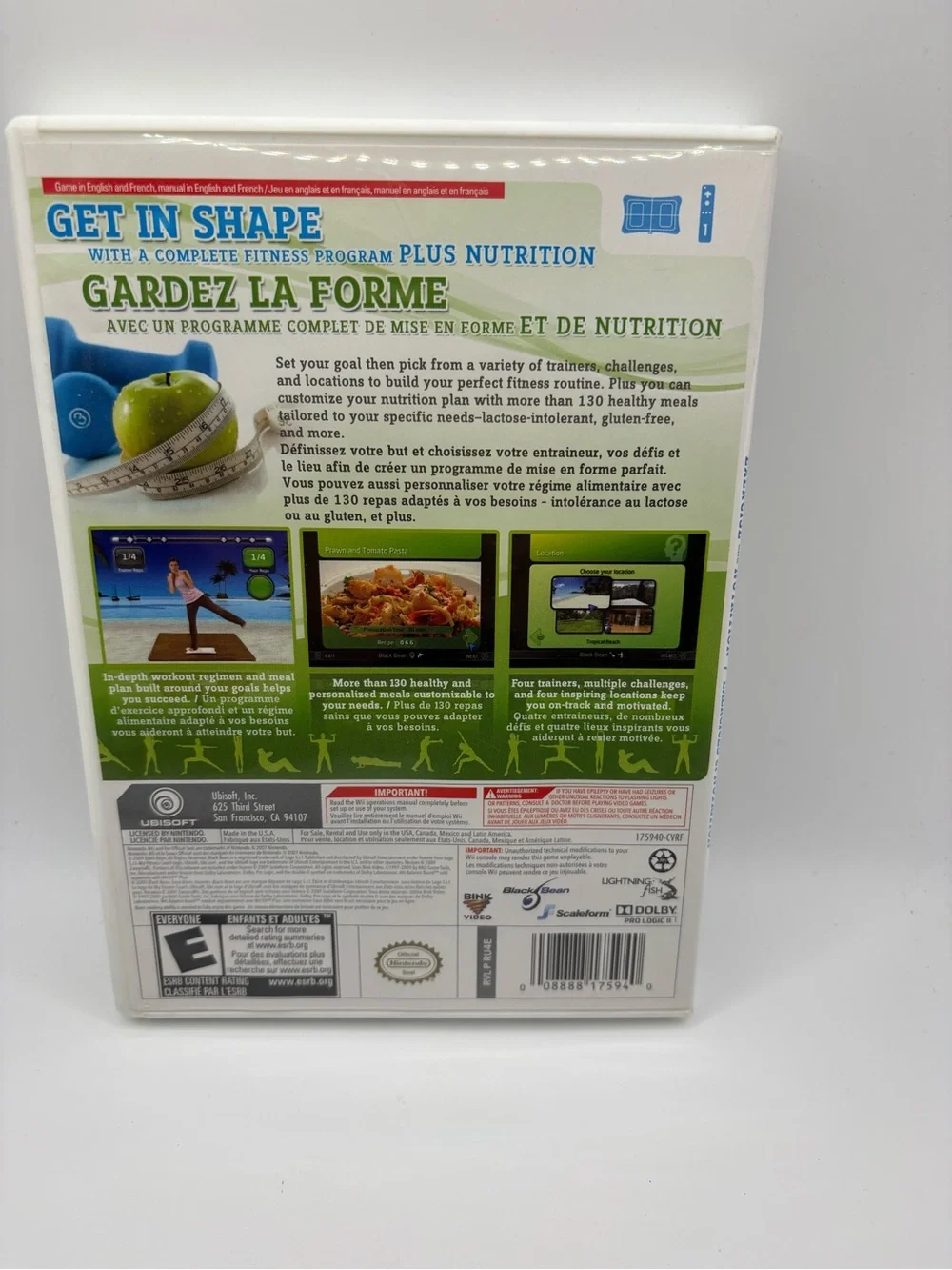 Nintendo Wii My Fitness Coach 2 Exercise & Nutrition Complete CIB Ubisoft